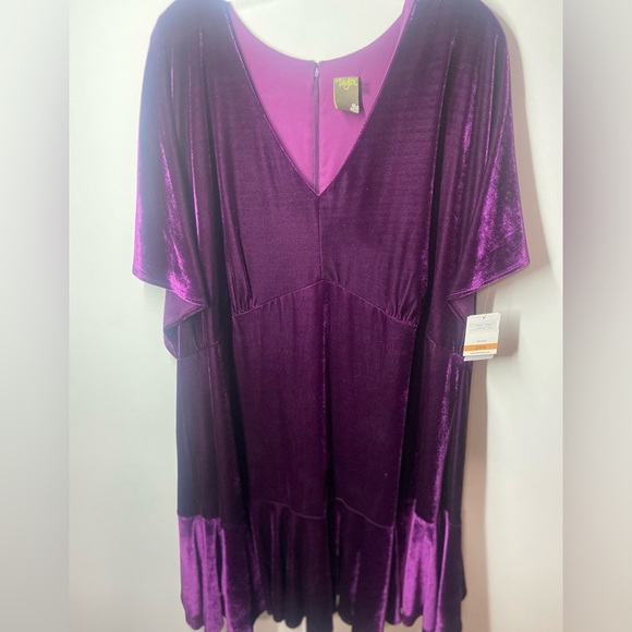 Taylor Purple Midi Dress - Picture 1 of 8